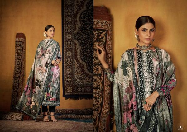 Rk Gold Nazreen Pure Velvet Pashmina Dress Material Collection